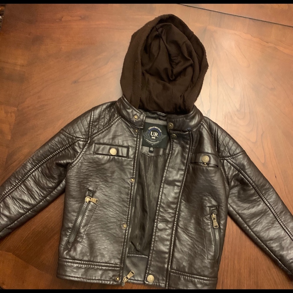 Urban republic leather kids jacket